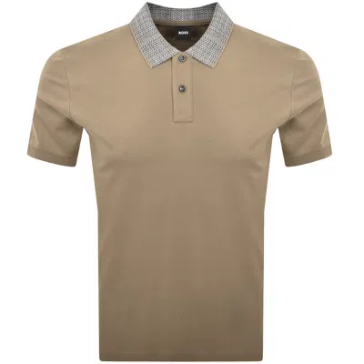Hugo Boss Boss H Parlay 302 Polo T Shirt Brown