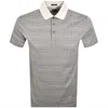 Hugo Boss Boss H-parris 102 Polo T Shirt Off White In Gray