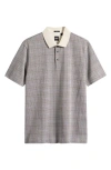 Hugo Boss Boss H-parris 102 Polo T Shirt Off White In Multi
