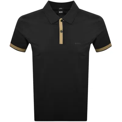 Hugo Boss Boss H Phillipson Polo T Shirt Black