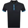 Hugo Boss Boss H Phillipson Polo T Shirt Navy In Black