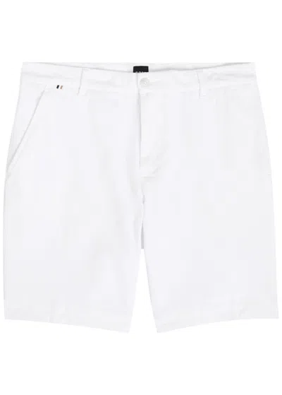 HUGO BOSS BOSS H-SLICE PIQUÉ STRETCH-COTTON SHORTS