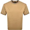 Hugo Boss Boss H Tames 65 T Shirt T Shirt Beige In Brown