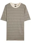 Hugo Boss Boss H-taut 102 Fine-knit T-shirt In Brown