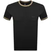 Hugo Boss Boss H Tessler 200 Slim Fit T Shirt Black In Black
