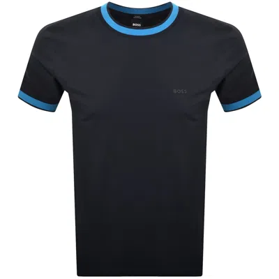 Hugo Boss Boss H Tessler 200 Slim Fit T Shirt Navy In Blue