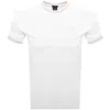 Hugo Boss Boss H Tessler 200 Slim Fit T Shirt White In White