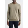 Hugo Boss Herringbone-pattern Sweater In Green