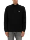 Hugo Boss Boss Sweatshirt With Logo In Black