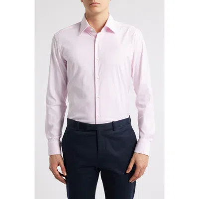 HUGO BOSS BOSS HANK KENT PERFORMANCE TWILL DRESS SHIRT