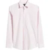 Hugo Boss Boss Hank Kent Slim Fit Performance Stretch Cotton Dress Shirt In White