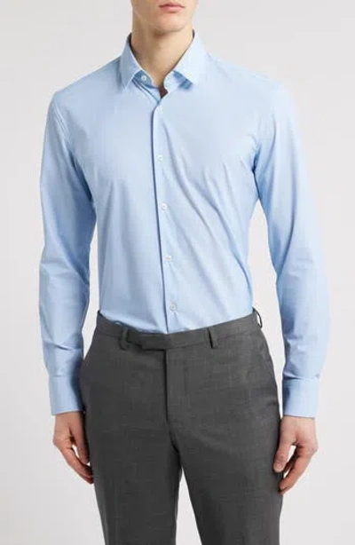 HUGO BOSS BOSS HANK KENT SLIM FIT PERFORMANCE STRETCH DRESS SHIRT