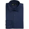 Hugo Boss Boss Hank Kent Slim Fit Stretch Dress Shirt In Dark Blue