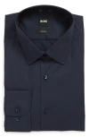Hugo Boss Boss Hank Slim Fit Dress Shirt In Blue