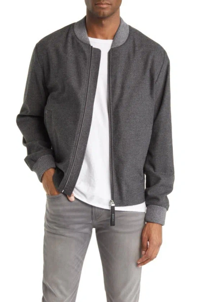 Hugo Boss Boss P-hanry Bomber Jacket In Gray
