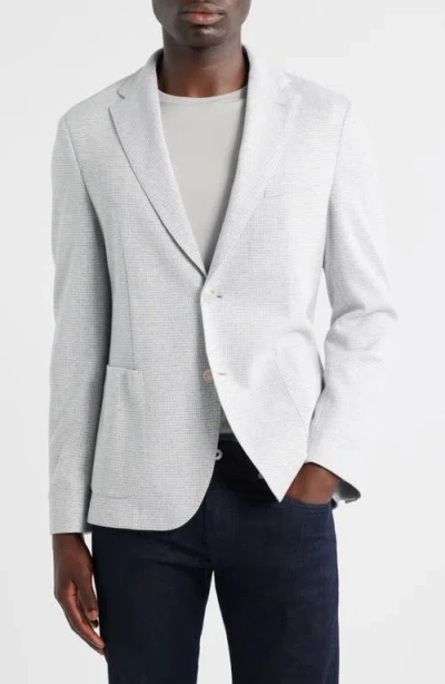 Hugo Boss Boss Hanry Cotton Blend Sport Coat In Silver