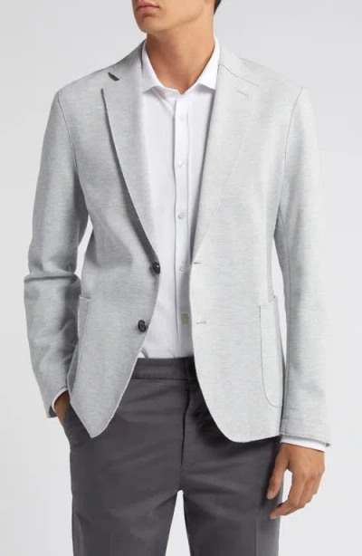 Hugo Boss Boss Hanry Heathered Cotton Blend Sport Coat In Gray