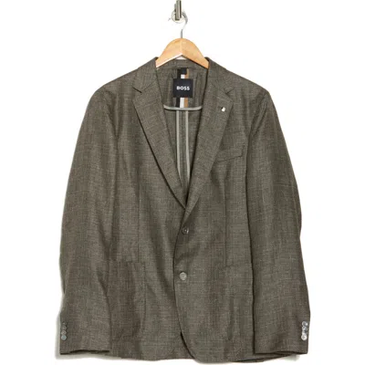 Hugo Boss Boss Hanry Linen & Wool Sport Coat In Green