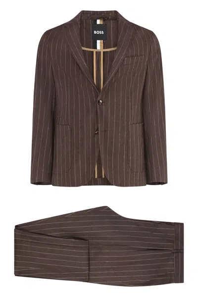 HUGO BOSS BOSS HANRY LINEN TWO-PIECES SUIT