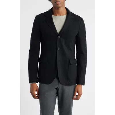 Hugo Boss Boss Hanry Slim Fit Felted Wool Blend Sport Coat In Black