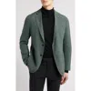 Hugo Boss Hanry Stretch Hopsack Unstructured Slim Fit Sport Coat In Light Green