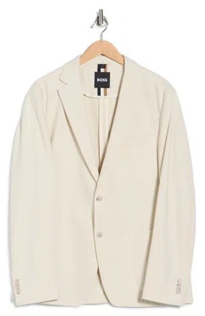 Hugo Boss Boss Hanry Solid Cotton Blend Sport Coat In Neutral