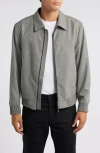 Hugo Boss Boss Hanry Wing Wool Blend Jacket In Gray