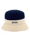 Hugo Boss Boss Hat In Blue