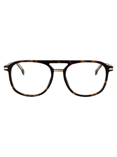 Hugo Boss Boss Havana Acetate Glasses In Brown