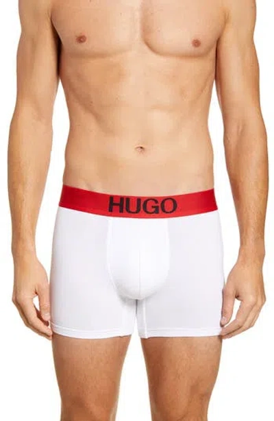 Hugo Boss Boss Hero Cotton Boxer Briefs In White