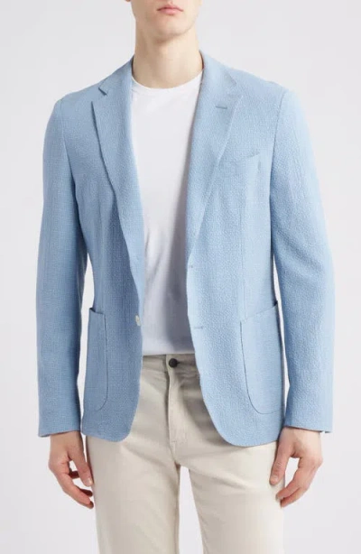 Hugo Boss Boss Heston Soft Virgin Wool & Silk Blend Sport Coat In Light Blue
