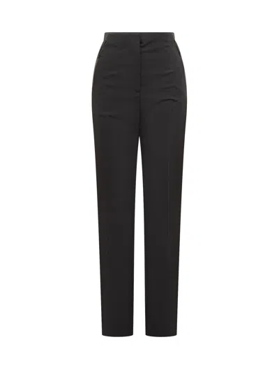 Hugo Boss Boss High-waist Classic Wool Trousers In Black