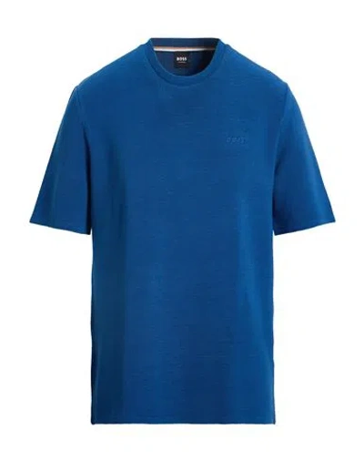 Hugo Boss Boss Homewear Man T-shirt Blue Size Xxl Modal, Elastane