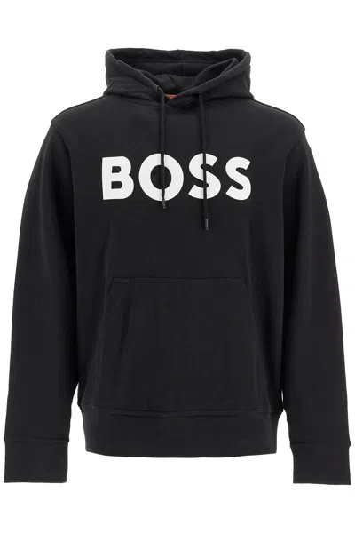 HUGO BOSS BOSS HOODED SWEATSHIRT WITH