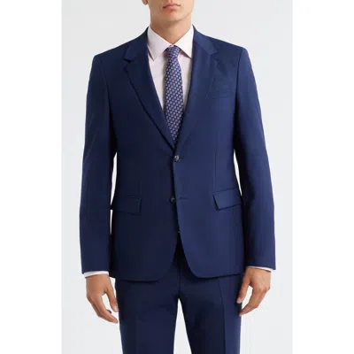 Hugo Boss Boss Houston Navy Wool Sport Coat In Blue