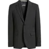 Hugo Boss Boss Houston Solid Wool Sport Coat In Black