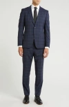 HUGO BOSS BOSS HUGE PLAID VIRGIN WOOL SUIT