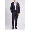 Hugo Boss Boss Huge Solid Wool Suit In Blue