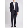 Hugo Boss 3pc Slim Fit Wool Suit In Black