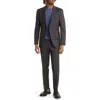 Hugo Boss Boss Huge Solid Wool Suit In Gray