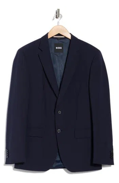 Hugo Boss Boss Huge Virgin Wool Blend Sport Coat In Blue