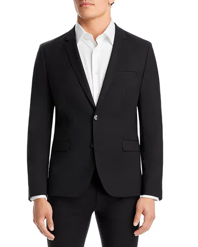 Hugo Boss Boss Hugo Arti Stretch Wool Extra Slim Fit Suit Jacket In Black