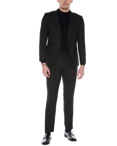 Hugo Boss Boss  2pc Slim Fit Wool Suit In Black