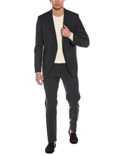 Hugo Boss Boss  2pc Slim Fit Wool Suit In Black