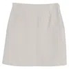 Hugo Boss Boss  A-line Mini Skirt In White Polyester