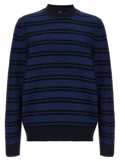 HUGO BOSS BOSS HUGO BOSS AMODERO STRIPED KNIT JUMPER