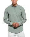 Hugo Boss Baby Corduroy Shirt In Green