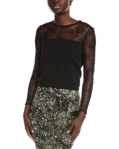 HUGO BOSS BOSS HUGO BOSS BETTINA LACE YOKE BLOUSE