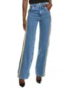 Hugo Boss Boss  Bright Blue Modern Wide Jean In Blue