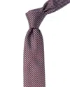 Hugo Boss Boss  Bright Red Silk-blend Tie In Purple